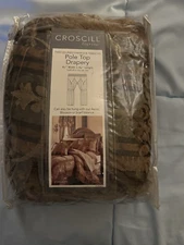 Croscill Stanhope Pole Top Drapery #5902 2 Lined Panels