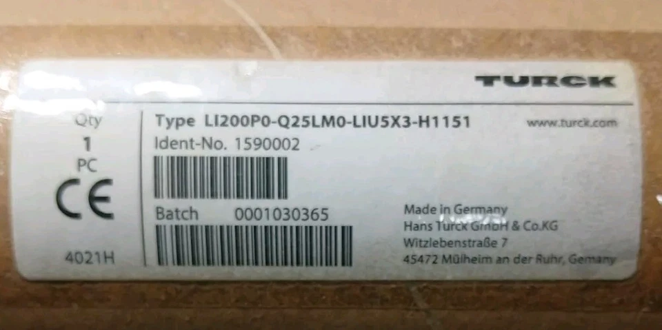TURCK LI200P0-Q25LM0-LIU5X3-H1151 / LI200P0Q25LM0LIU5X3H1151 - Image 2 of 2
