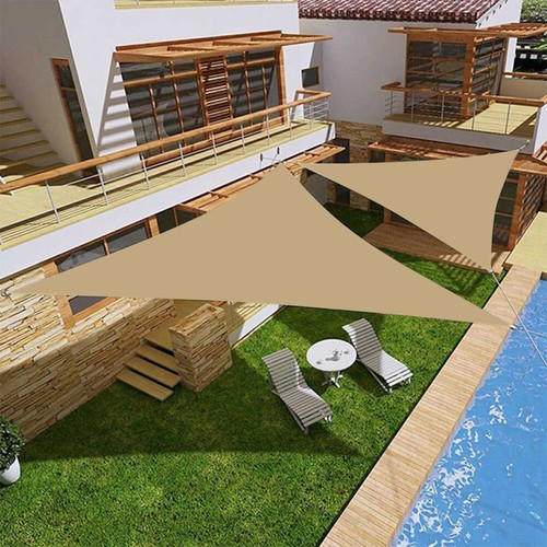 Waterproof Shade Sail Patio Awning Outdoor Garden Pool Sun Canopy Shelter Cover - Picture 249 of 606