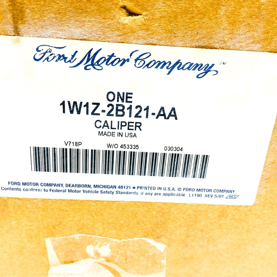 Pinza de freno delantera del lado del conductor Ford 1W1Z-2B121-AA se adapta a 01-02 Crown Victoria OEM Foto 3 de 4