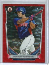Nelson Rodriguez 2014 Bowman Red Ice Rookie #15/25