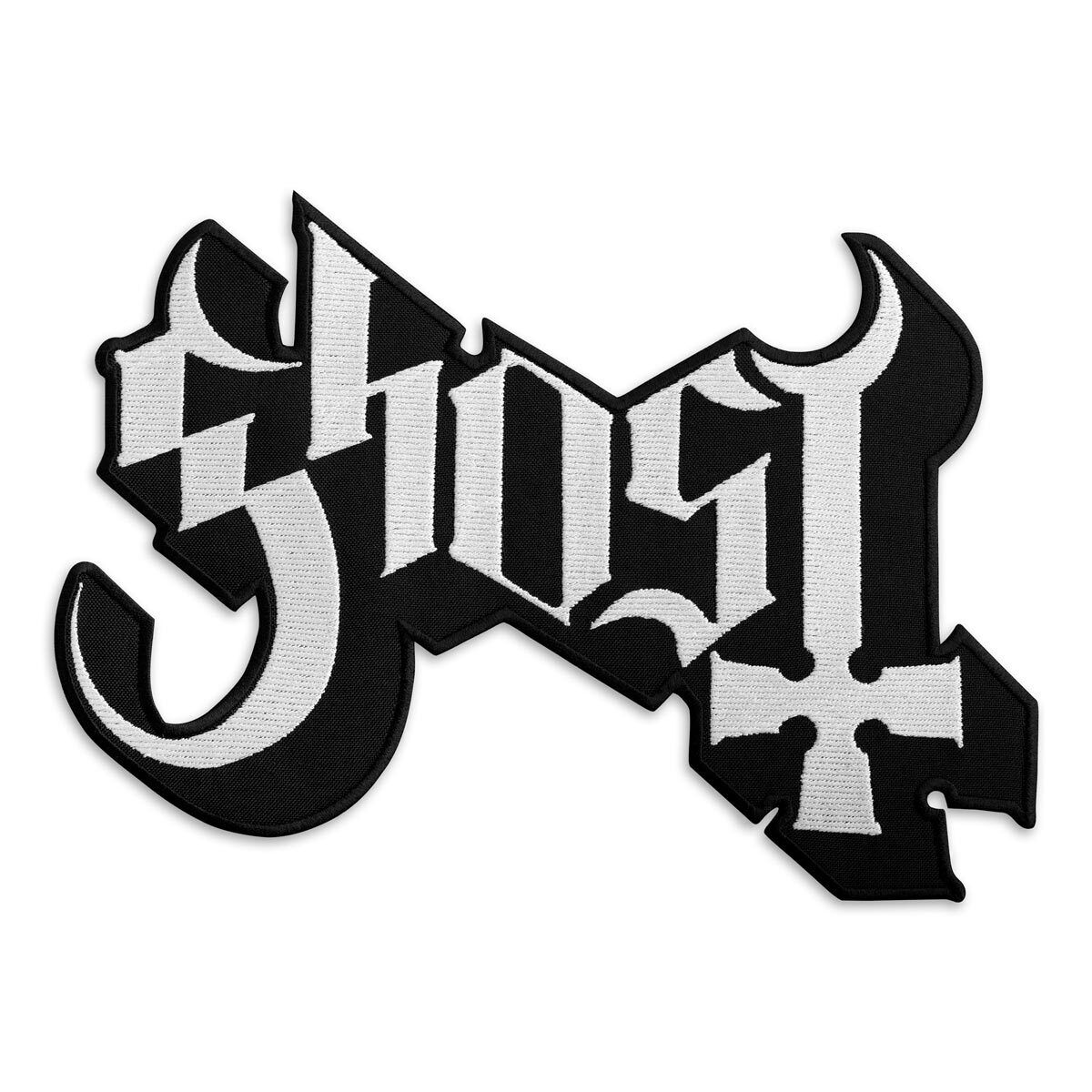 Ghost Band Logo Embroidered Patch IRON ON 3 sizes Heavy Metal Psychedelic