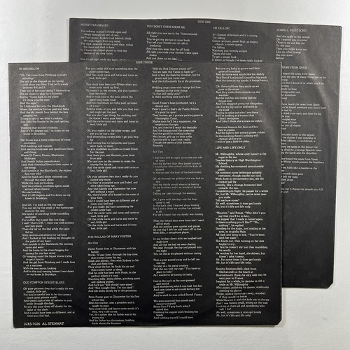 Al Stewart 4 Album Collection “Past/Early Years/Time Passages/24” LP (VG+/EX) - Picture 8 of 21