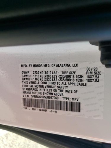 2020 Honda Odyssey Automatic Transmission Assembly 22,204 MILES! OEM 200215MXA11 - Picture 10 of 11