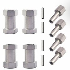 12mm Wheel Hex Hub 15mm Extension Hex Drive Adapter for 1/10 RC Crawler SCX10