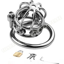 Metal Breathable Chastity Cage Ring Accessories Men Spike Chastity Device