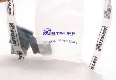 STAUFF 1/4'' Twin Tubing Clamp (6.4mm) w/ Weld Plate - Double Parallel - DIN 3015
