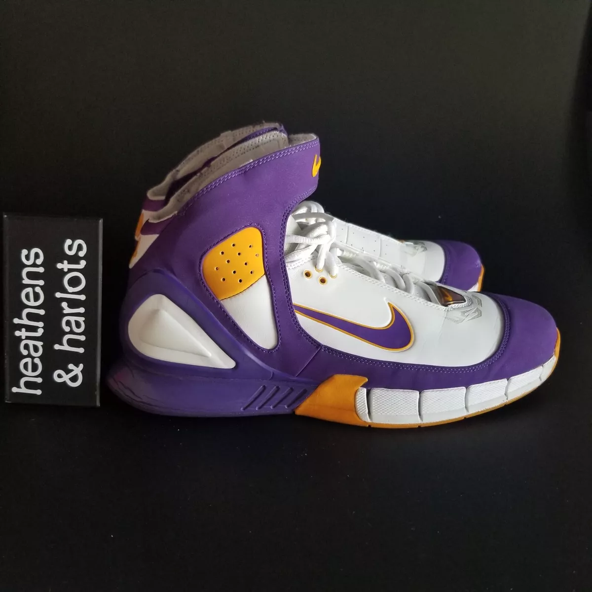 Size 13 Nike Air Zoom Huarache 2K5 Lakers (NOT kobe Grinch Bruce 5 6 8 11  mamba)