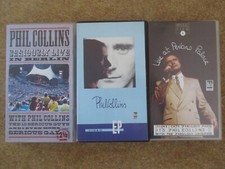 Phil Collins 3 X VINTAGE VHS TAPES