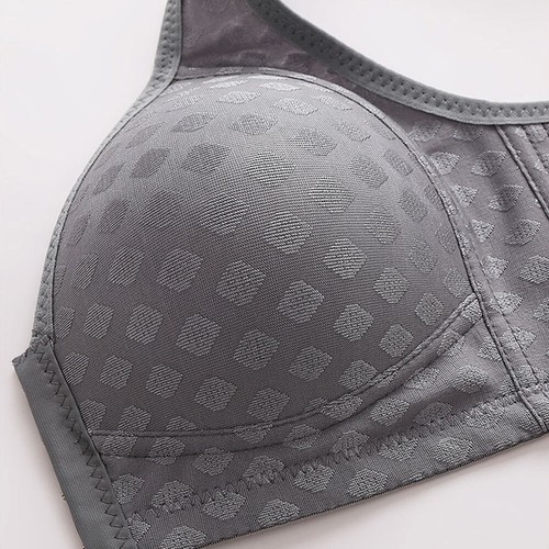 Women's Full Coverage Front Closure Bra Comfort Underwire Non Padded Push Up ∂ - Picture 4 of 24