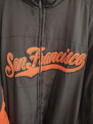 MLB Majestic San Francisco Giants Therma Base Soft Shell Zip Jacket Men Size 5XL - Picture 3 of 6