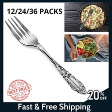 Heavy Duty Dinner Forks Stainless Steel Table Forks Flatware Set Of 12 Durable
