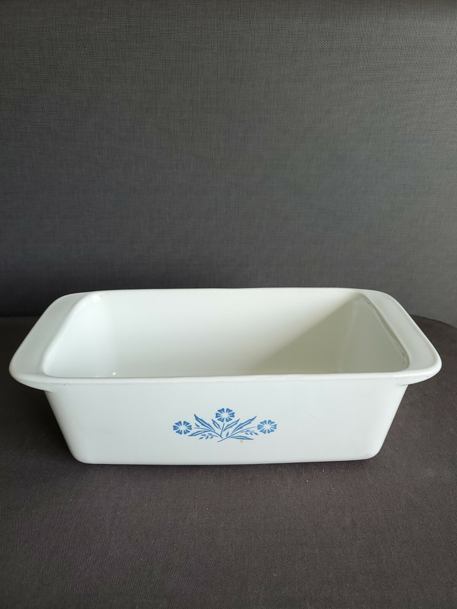 Corning Ware P-315-B Blue Cornflower 9x5x3 Casserole Bread Loaf  Baking Pan