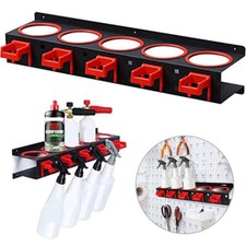 Wall Mounted Spray Bottle Storage Rack Spray Bottle Organizer for Workplace New