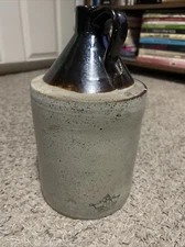 RCP Robinson Clay products 1/2 gal stoneware jug OHIO