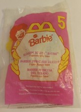 McDonald's Happy Meal Toy Barbie Lot Of 2 1996 5,  1995 1. New, Unopened