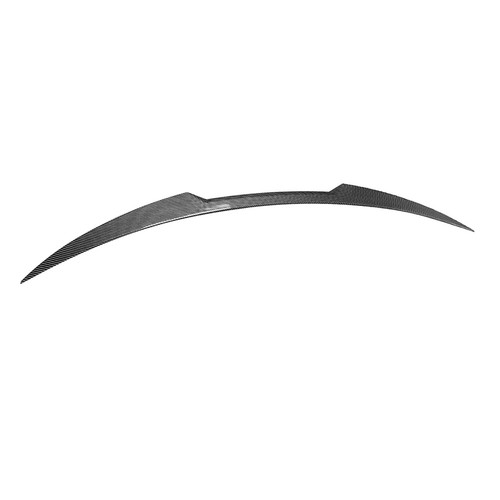 Carbon Look Rear Trunk Spoiler Lip Middle Wing For Alfa Romeo Stelvio 2018-2024 - Picture 3 of 8