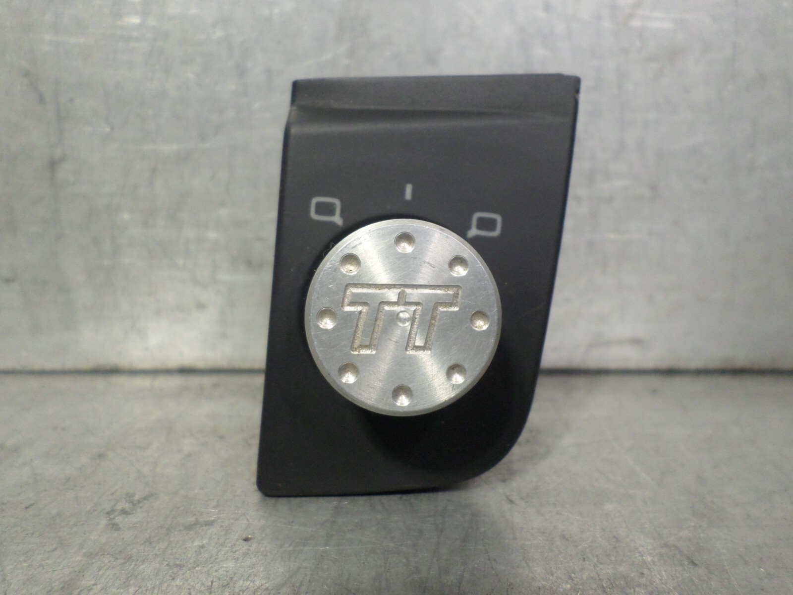 AUDI TT MK1 8N 9806 ELECTRIC WING MIRROR SWITCH + ALLOY KNOB COVER