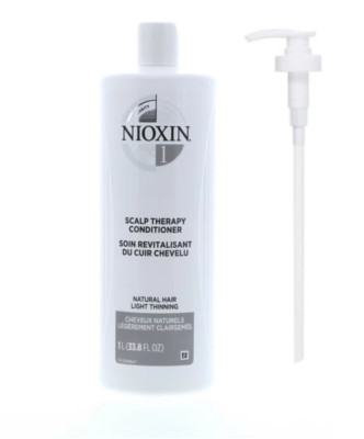 Nioxin System 1 Scalp Therapy Conditioner, 33.8 oz - Pump