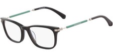 Calvin Klein Jeans Women's Black Rectangle Eyeglass Frame - CKJ18705 001