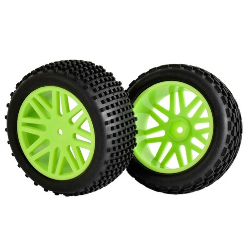 RC Off-Road Spoke Wheel Rim + Tires 4pcs For Redcat 1/10 Tornado EPX Buggy 94107 - Picture 15 of 31