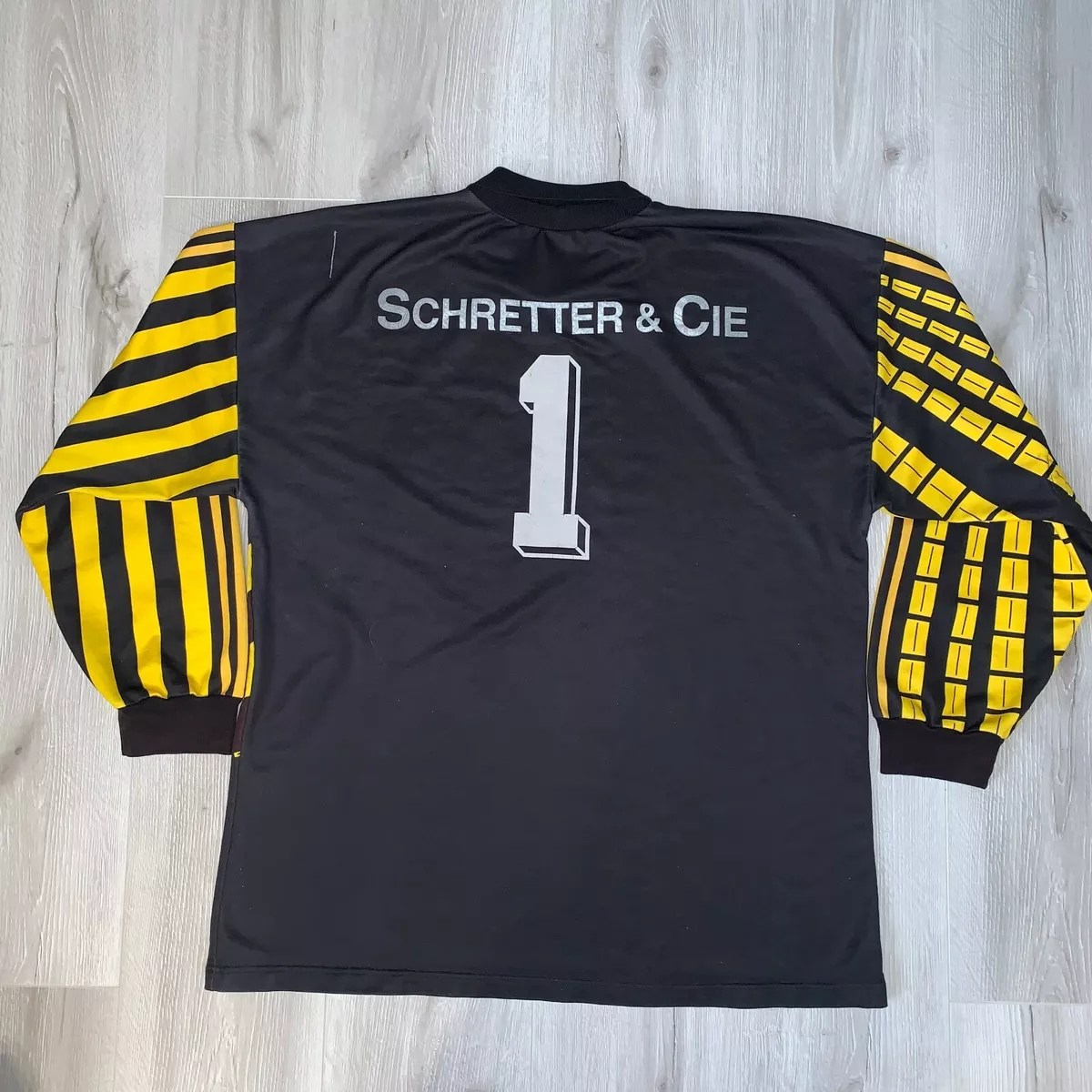 ADIDAS 90s GOALKEEPER FOOTBALL SHIRT SOCCER JERSEY sz L/XL MEN