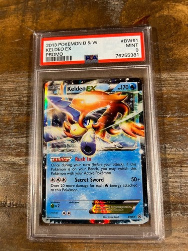Keldeo-EX graded PSA 9 for sale on eBay