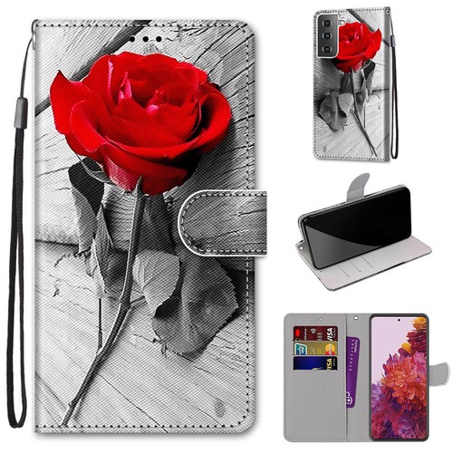 Case For Samsung Galaxy S21 S20 S10 S9 Ultra Plus FE Pattern Wallet Flip Cover - Picture 11 of 42