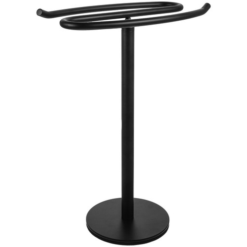 Steel Countertop Hand Towel Holder Freestanding Towel Stand Bathroom Counter - Picture 3 of 12