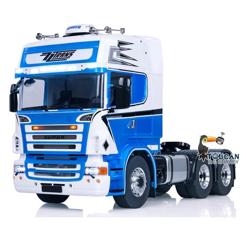 LESU 1/14 RC Tractor Truck Painted Assembled Vehicle Sound 6x6 Metal Chassis - Picture 2 of 12