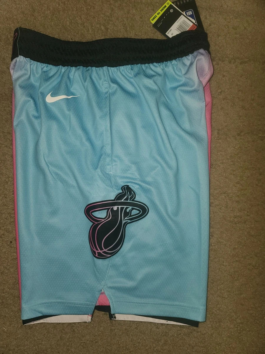 Men's Miami Heat Nike Pink/Light Blue 2020/21 City Edition