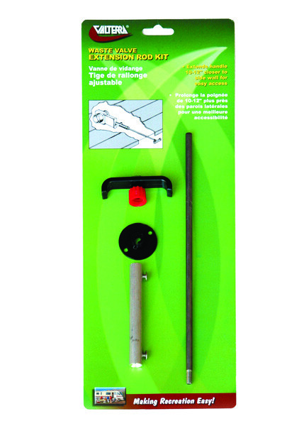 Valterra T1046 10Vp RV Waste Valve Solid Rod Extension Kit  