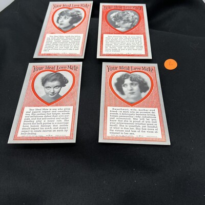 1941 EX.SUP.CO. CHICAGO IL ARCADE CARD YOUR IDEAL LOVE MATE L