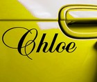 2 x Personalised Name Car Stickers, Car Name Decals, Vinyl Custom Car Name FT3