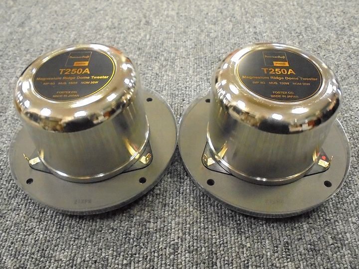 Fostex T250A Pair Tweeter Units Made to Order Japan 【Used Fostex T250A Pair Tweeter Units Made to Order Japan 【Used