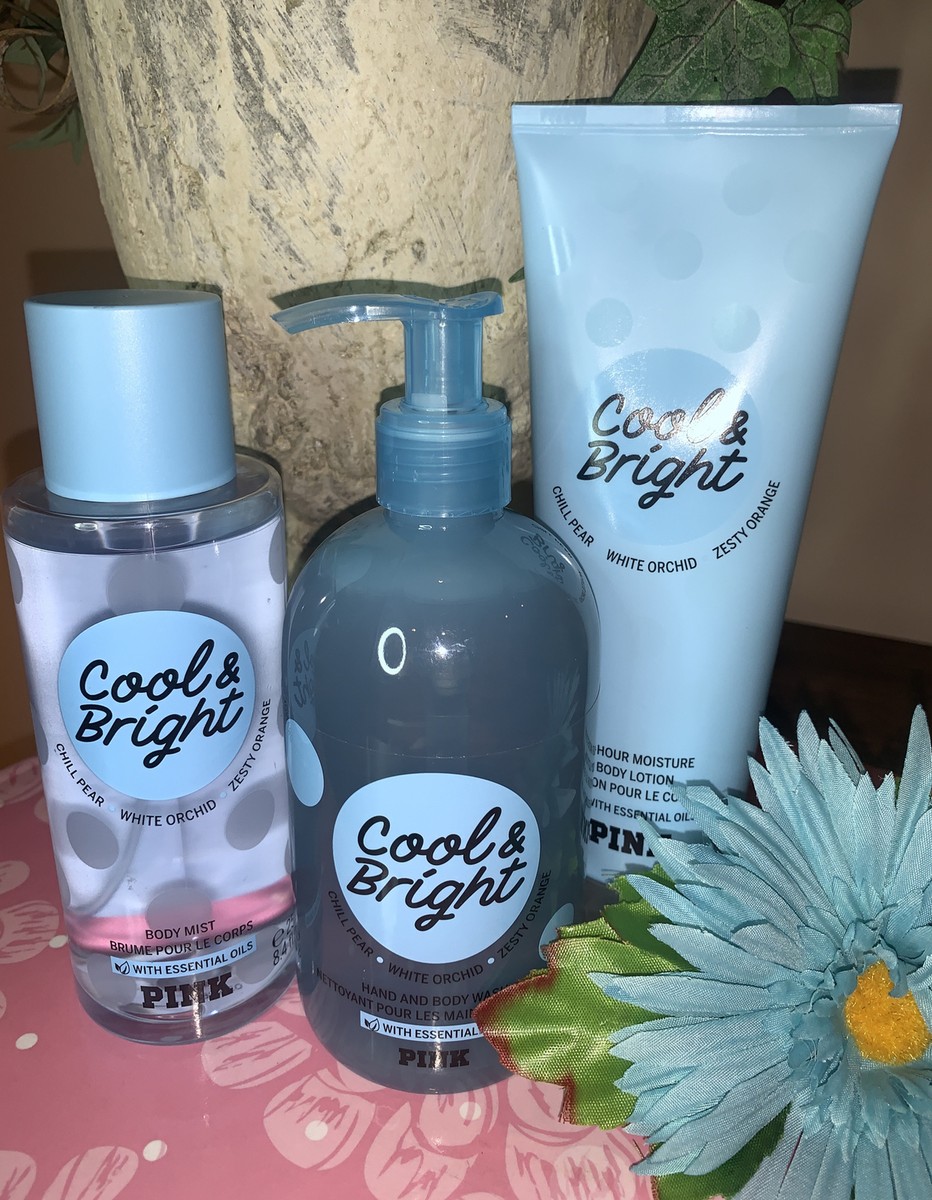 Victoria's Secret PINK Cool Bright fragrance mist gel wash