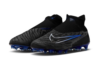 Nike Phantom GX Elite DF FG Black/Blue Men Size US 11 Football Soccer Boots New 