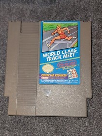 WORLD CLASS TRACK MEET Nintendo Entertainment System 1987 NES