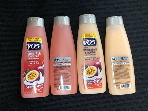 4pk Alberto Vo5 Moisturizing Shampoo And Conditioner Bonus Passion Fruit - Picture 2 of 2