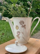 Hutschenreuter Arzberg Porzellan Teekanne/Kaffekanne Klehenblumenmotiv vintage