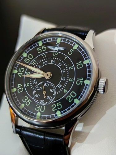 NEW! Pobeda Watch Aviation Mechanical USSR Soviet Wrist Russian Rare Men's