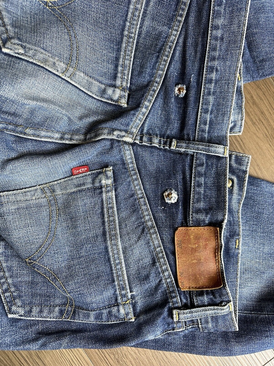 LVC Levi's 702 Buckleback Big E 30x36 Selvedge Denim J22