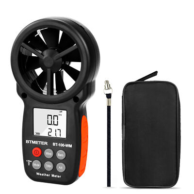 Digitales Flügelrad Anemometer Windmessgerät Windgeschwindigkeit Luftstrommesser