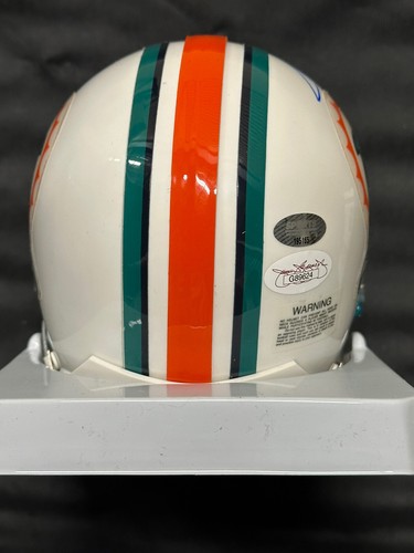 CHAD HENNE HAND SIGNED AUTO MIAMI DOLPHINS MINI HELMET JSA CERTIFIED!! - Picture 6 of 10
