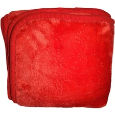 Solid Red Walmart Baby Blanket Lovey SOFT Security Unisex 30x40 Distributed