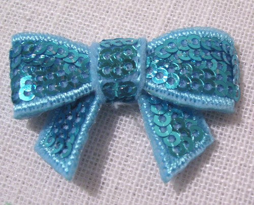 NŒUD APPLIQUE SEQUIN **4 x 2,5 cm** NOEUD Scrapbooking, Couture, Embellissement - Picture 3 of 22