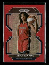 Tianna Hawkins 2022 Panini Prizm WNBA Red #66 #/199 Washington Mystics