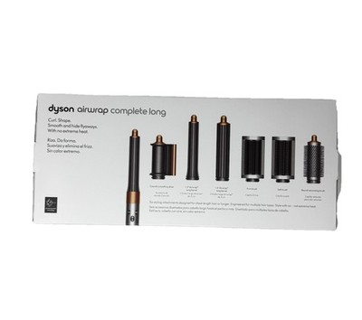 Dyson Airwrap Complete Long HS05 Multi-Styler Nickel & Copper w/ Case & Box