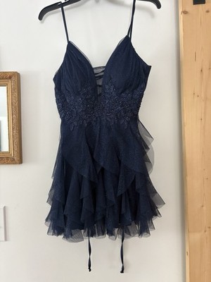 princess polly baby blue dress Lucy in the Sky | Dresses | Blue Hoco Dress Lucy In The Sky Worn Once Size  Small main image 1