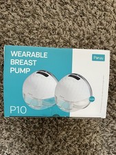 PARUU P10 Wearable Breast Pump 2-Pack Silicone Valves  Flanges Open Box